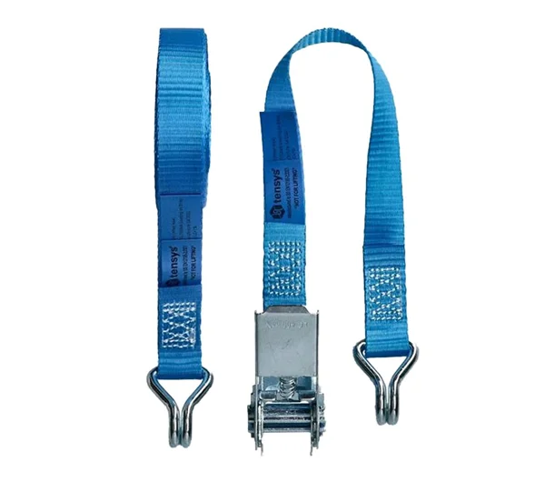 Tensys | 25mm | 800kg (daN) | Ratchet Strap | Claw Hooks