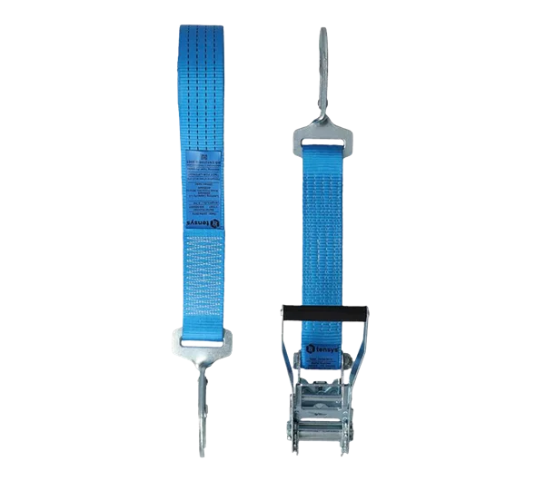 50mm · 4000daN · LWH · Ratchet Lashing System · Twisted Snap Hooks