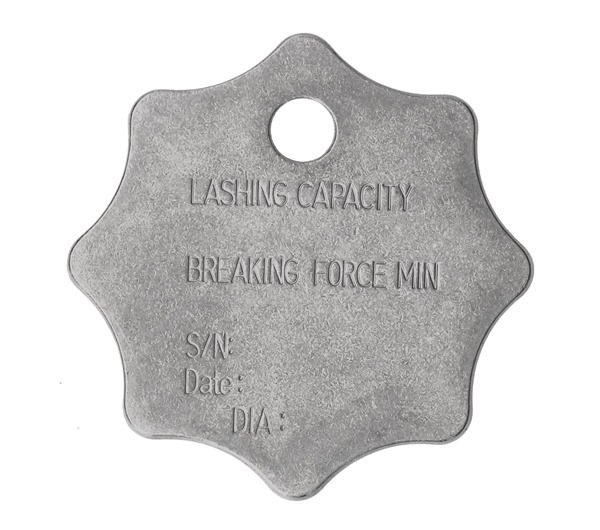 Tensys | LCTAGSS | Stainless Steel ID Tag for Lashing Chains