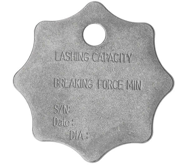 Tensys | LCTAGSS | Stainless Steel ID Tag for Lashing Chains