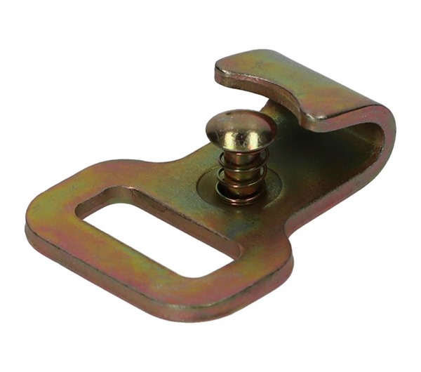 Tensys® · 25mm · 1500daN · Flat J-Hook · Push Button Spring Catch