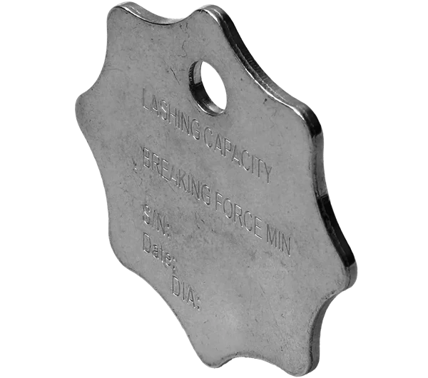 Tensys | LCTAGAL | Aluminium ID Tag for Lashing Chains