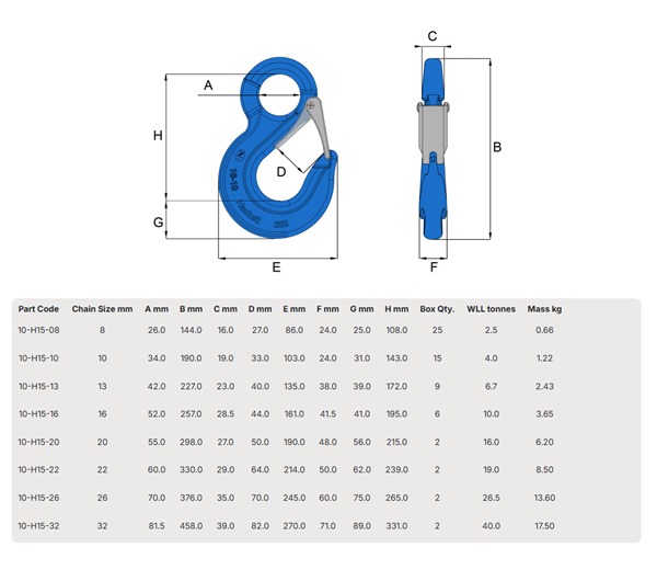 Hack10 Eye Sling Hook