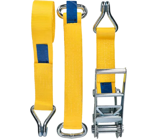 75mm · 5000daN · NH · Car Transporter Strap - Steel Eye · Claw Hooks