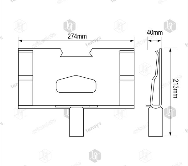 Mounty® · Corner Protector Applicator Head · Large