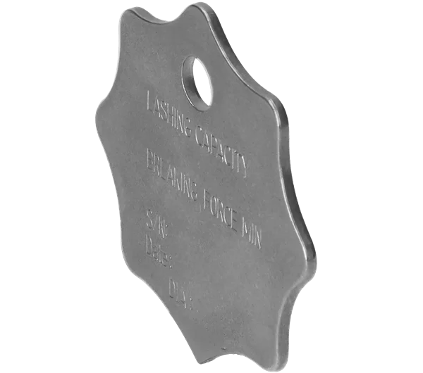 Tensys | LCTAGSS | Stainless Steel ID Tag for Lashing Chains