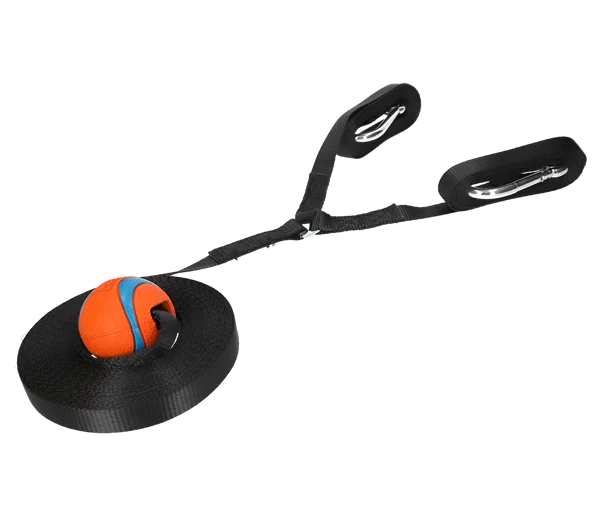 Heavy Duty Tipper Sheet Pull Strap with Chuckit® Throwing Ball