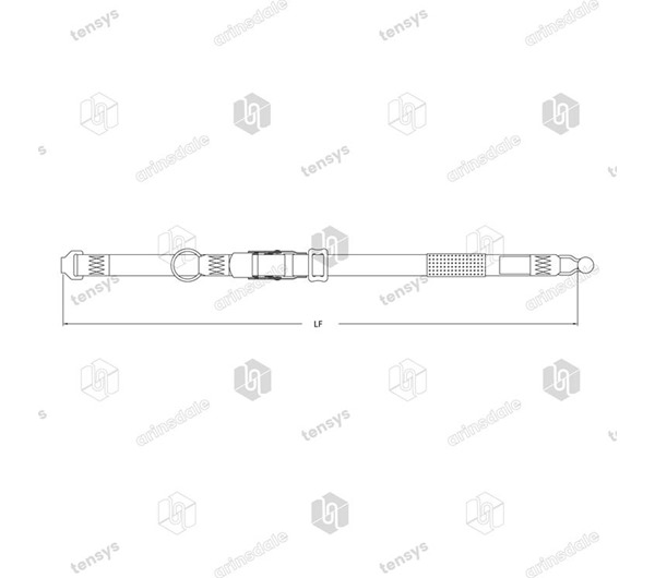 Tensys® · 50mm · 700daN · OB+TBS+Wear Sleeve · Curtainside Internal System · Combi Hook + White Roller