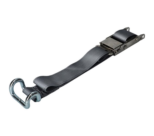 Tensys® · 45mm · Curtainside Bottom Strap Assembly · SS Locking OC Buckle + Closed Rave Hook