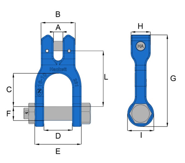 Hack10 Clevis Shackle