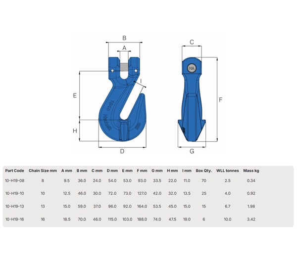 Hack10 Clevis Grab Hook