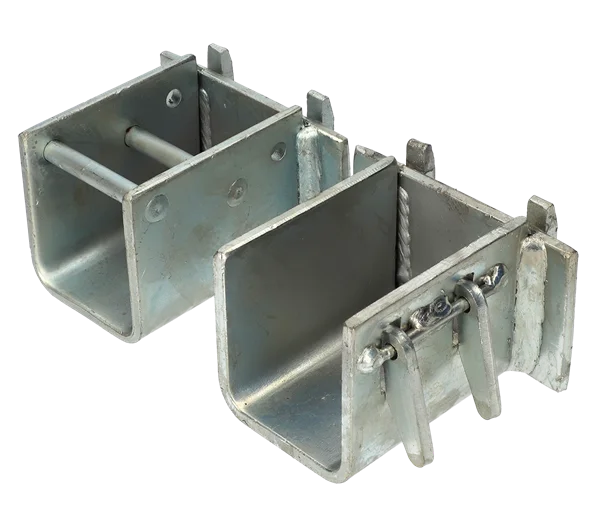 Load Bar Cups to suit 60mm x 40mm x 100mm E Track - Clip and Bar Side