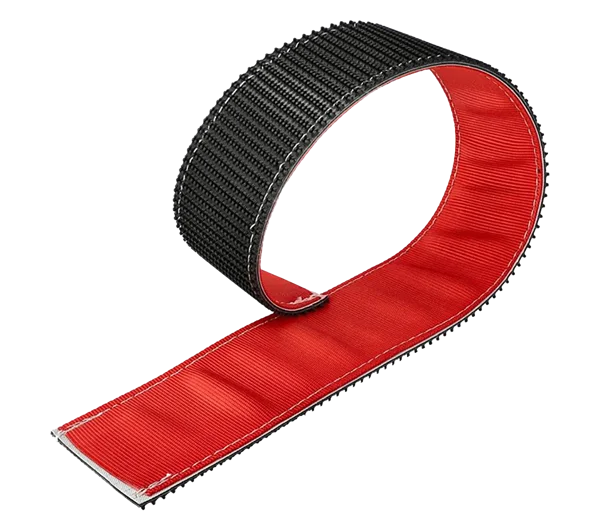 Webbing sleeve with tyre gripper for 35mm & 50mm wide webbing - Red - 750mm long