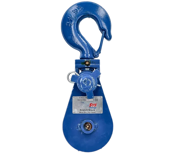 Snatch Block - Hook Head · 4.0 Tonne WLL