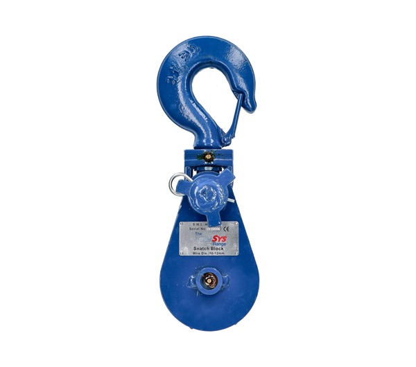 Tensys® · Snatch Block - Hook Head · 4.0 Tonne WLL
