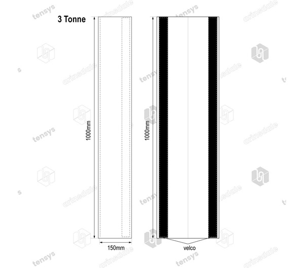Wear Sleeve to Suit Flat Web Sling 3 Tonne x 1 Metre