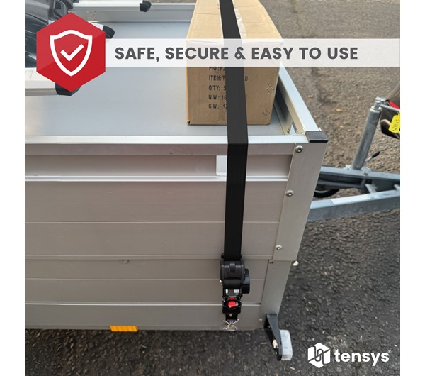 50mm Retractable Ratchet Straps (2-Pack) – Heavy Duty Auto Self-Retracting Tie Down Straps