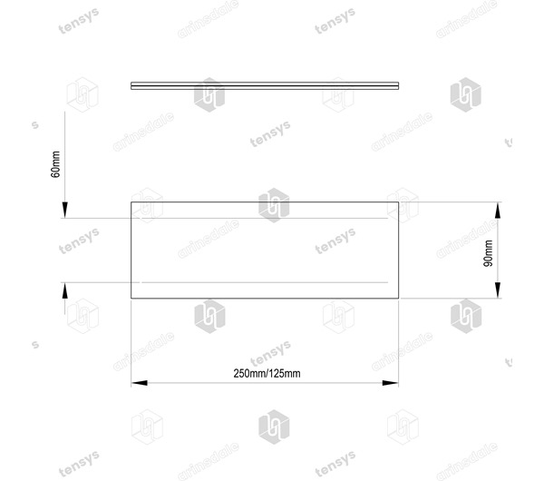 Tensys® · Yellow · Tubular HD Webbing Wear Sleeve · For 50mm Webbing