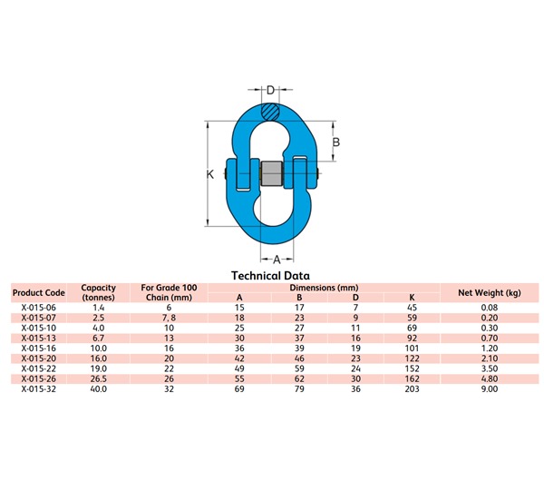 Yoke X-015 G100 Connecting Link