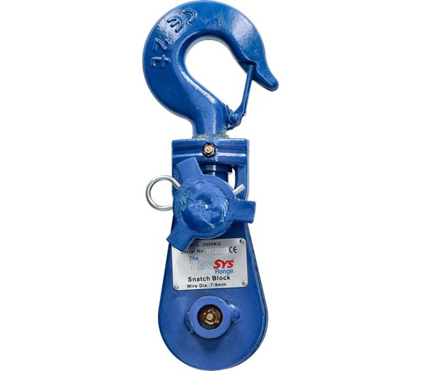 Tensys® · Snatch Block - Hook Head · 2.0 Tonne WLL