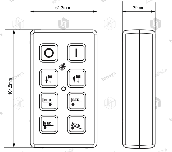 Lodar · Wireless Radio Remote System · 6 Function Receiver & Transmitter