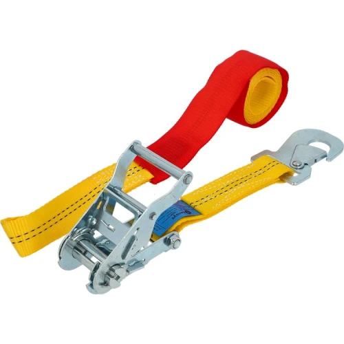 Image depicting TensysÂ® Â· 35mm Â· 2000daN Â· Motorcycle Recovery Strap Â· Flat Snap Hook + Twisted Loop