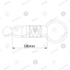 Tensys® · 75mm O Ring · Curtainside Extension Strap · Waisted Ring & White Roller