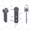 Tensys® · Side Curtain Rollers · 38mm