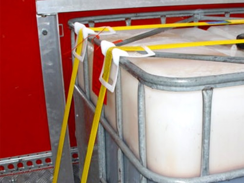 Lashing webbing damage prevention